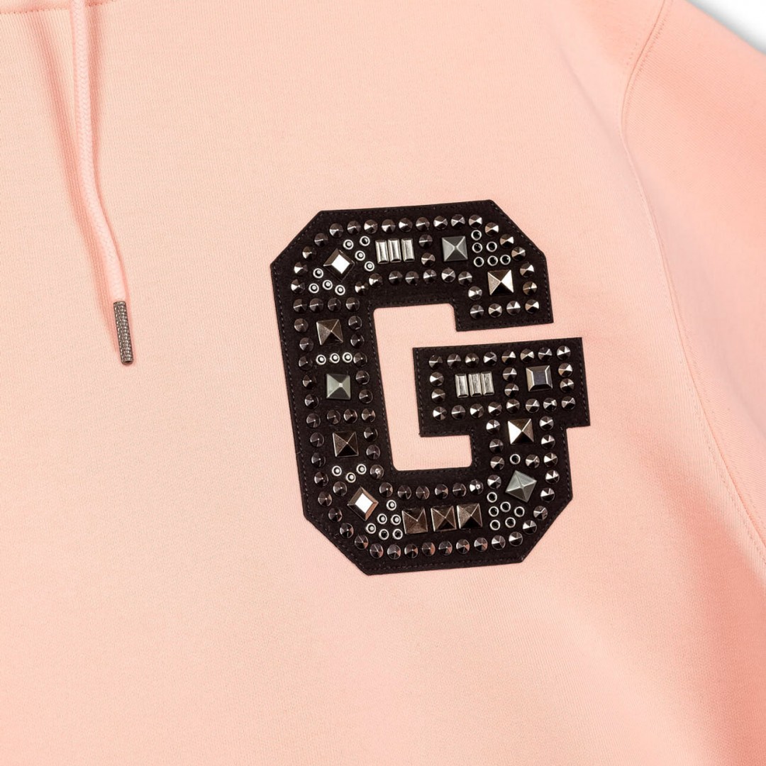 GRIMEY ROYAL PAW HOTFIX REGULAR HOODIE GCH645-PNK Ροζ