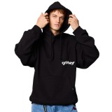 GRIMEY THE PLANET REGULAR HOODIE GCH651-BLK Μαύρο Εικόνα 
