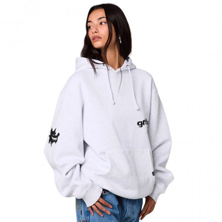 GRIMEY THE PLANET REGULAR HOODIE GCH651-SPG Γκρί