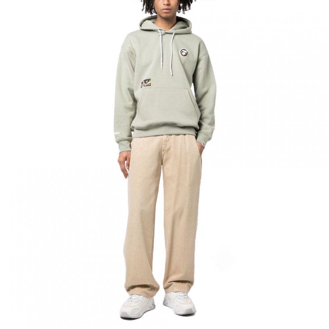 AAPE BY *A BATHING APE® NOW HOODIE AAPSWMA310-KHL Χακί