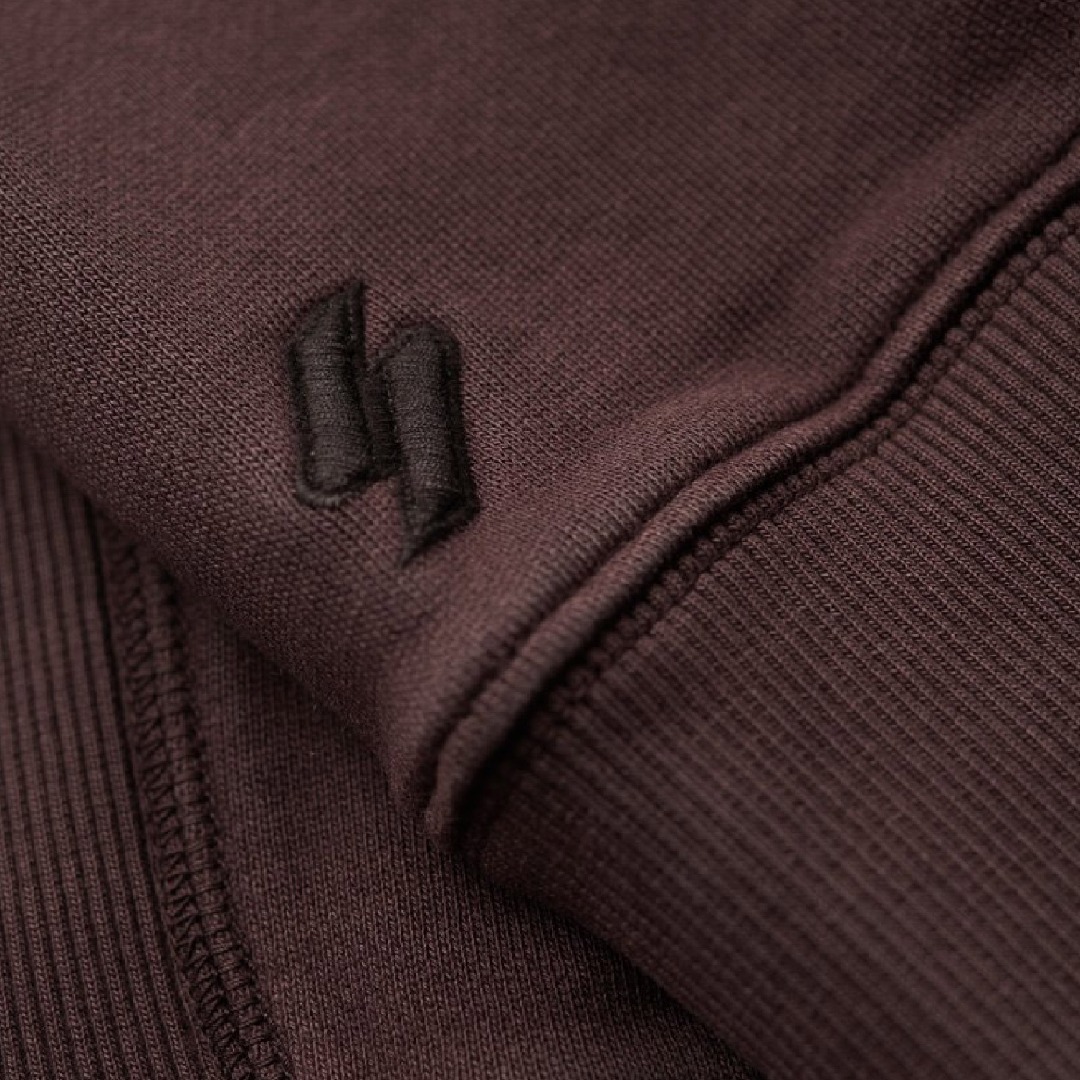 SUPERDRY OVERDYED LOGO LOOSE CREW M2013093A-8PZ Καφέ