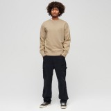 SUPERDRY OVERDYED LOGO LOOSE CREW M2013093A-9UN Μπέζ Εικόνα 3