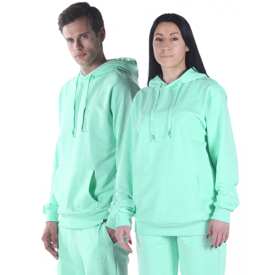 DISTRICT75 UNISEX ECO-FRIENDLY HOODIE 221MHO-100-067 Βεραμάν