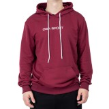 GSA SPORT LOGO HOODIE (BRUSHED) 28-1404-OXBLOOD Μπορντό Εικόνα 
