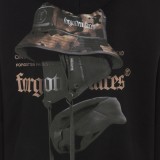 FORGOTTEN FACES GHOST ULTRA HEAVY FOF0081-BLACK Black Image 1