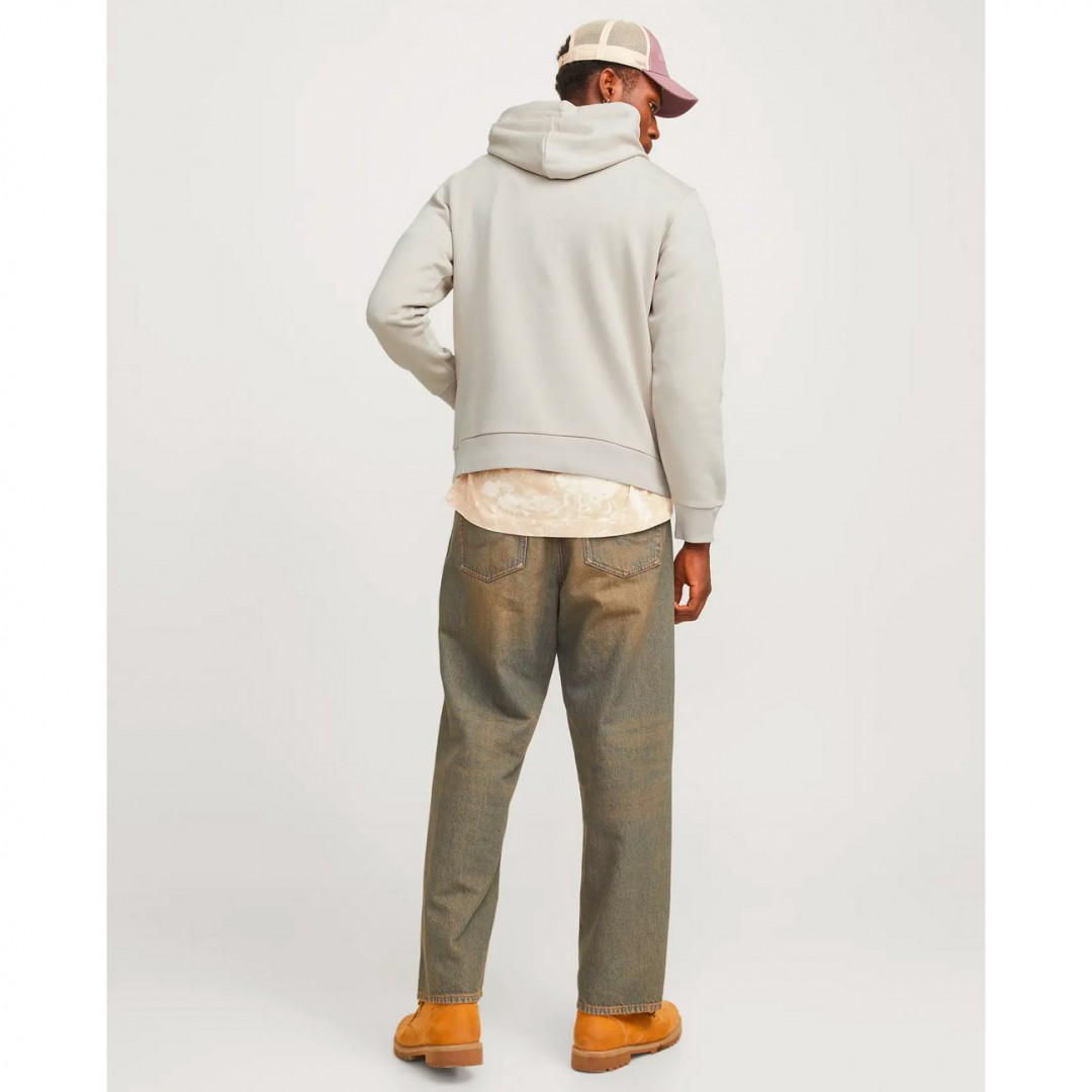 JACK & JONES JJECORP LOGO SWEAT HOOD 12152840-4607067 Εκρού