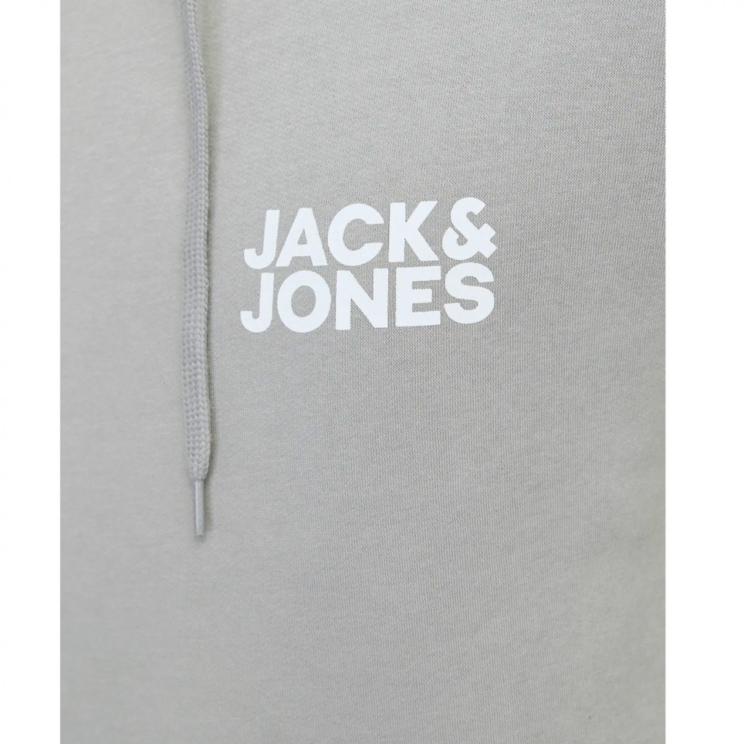 JACK & JONES JJECORP LOGO SWEAT HOOD 12152840-4703354 Γκρί
