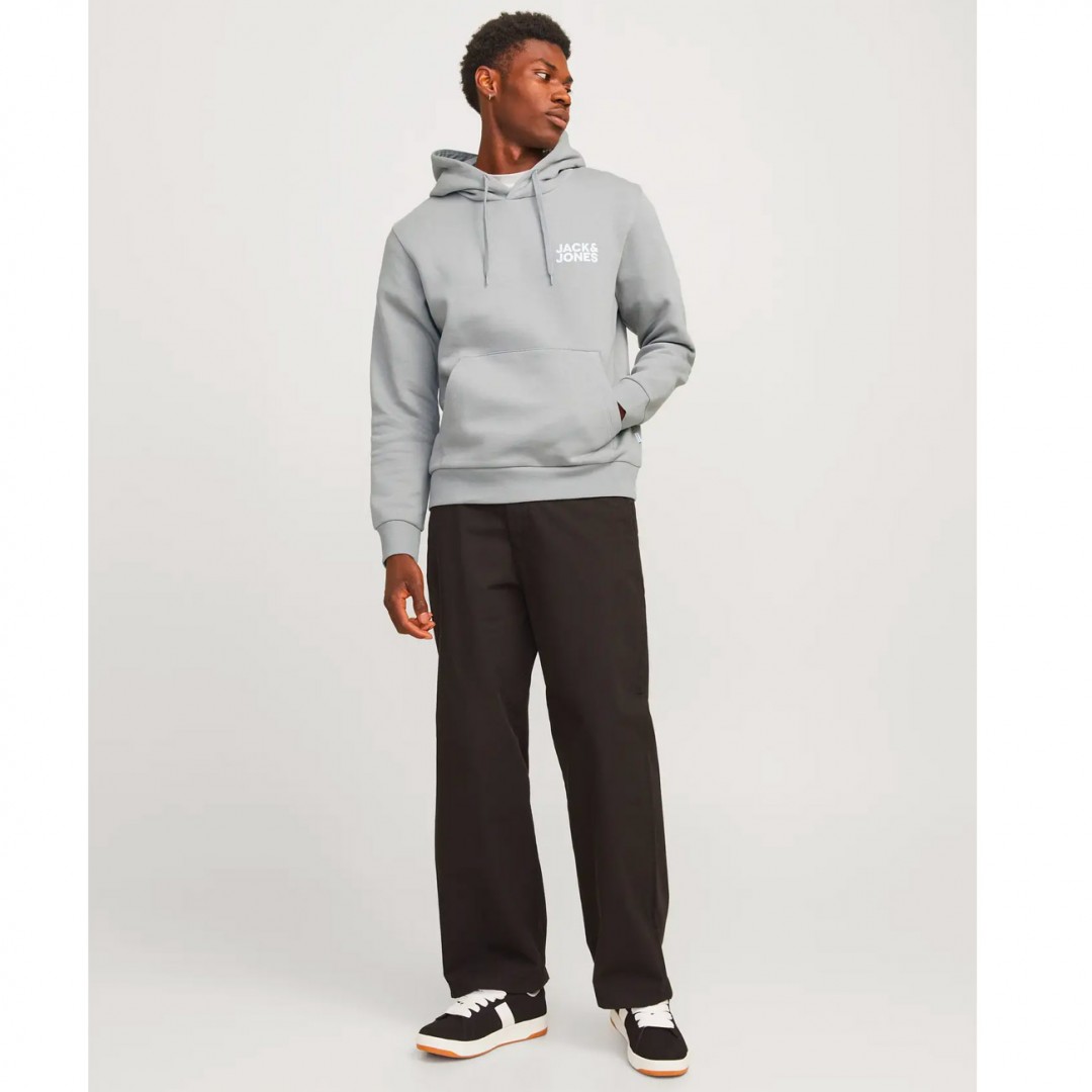 JACK & JONES JJECORP LOGO SWEAT HOOD 12152840-4703354 Γκρί