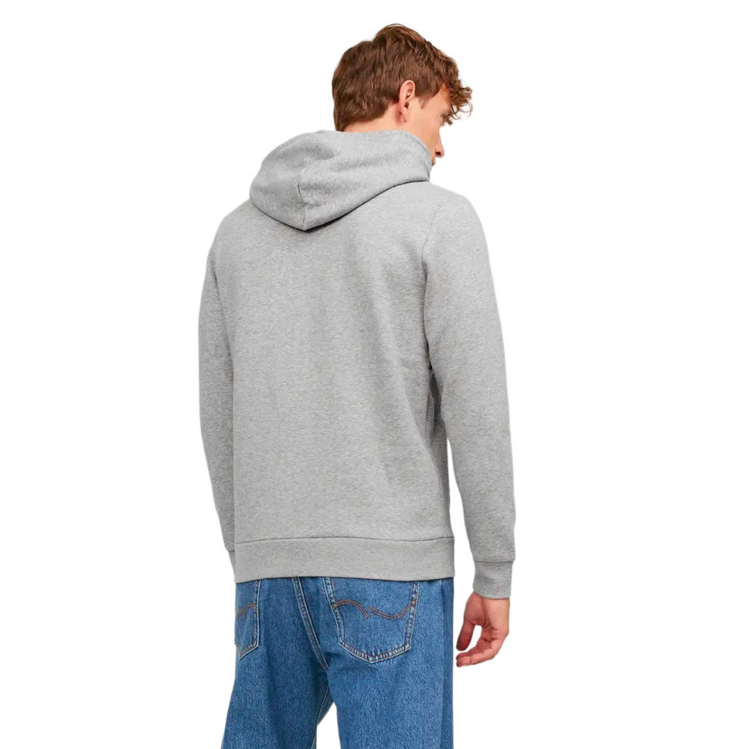 JACK & JONES JJECORP OLD LOGO SWEAT HOOD NOOS 12137054-2779031 Grey