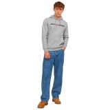 JACK & JONES JJECORP OLD LOGO SWEAT HOOD NOOS 12137054-2779031 Grey Image 4