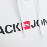 JACK & JONES JJECORP OLD LOGO SWEAT HOOD NOOS 12137054-3251233 White Image 2