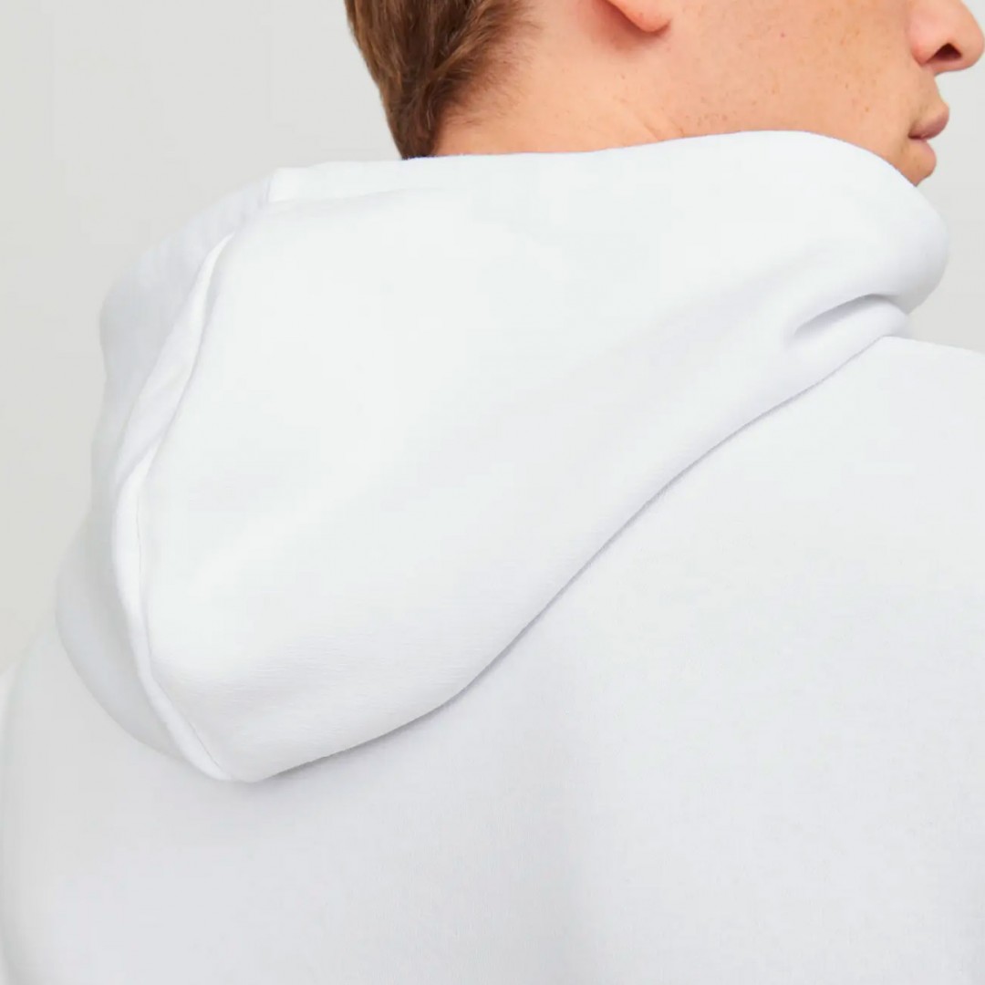 JACK & JONES JJECORP OLD LOGO SWEAT HOOD NOOS 12137054-3251233 White