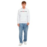 JACK & JONES JJECORP OLD LOGO SWEAT HOOD NOOS 12137054-3251233 White Image 4