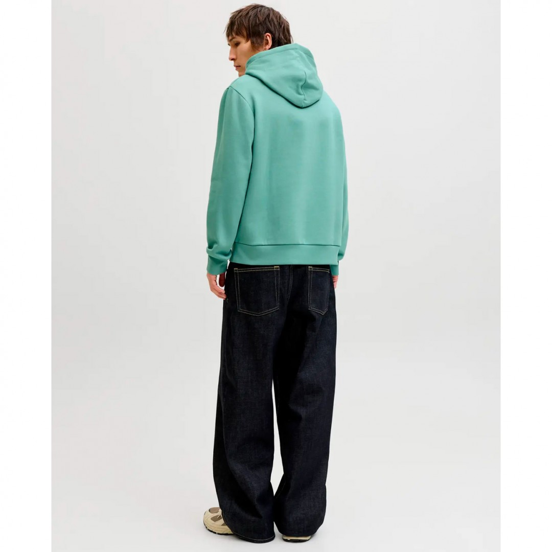 JACK & JONES JJELOGO SWEAT HOOD 2 COL 25/26 NOOS 12279649-4913959 Τιρκουάζ