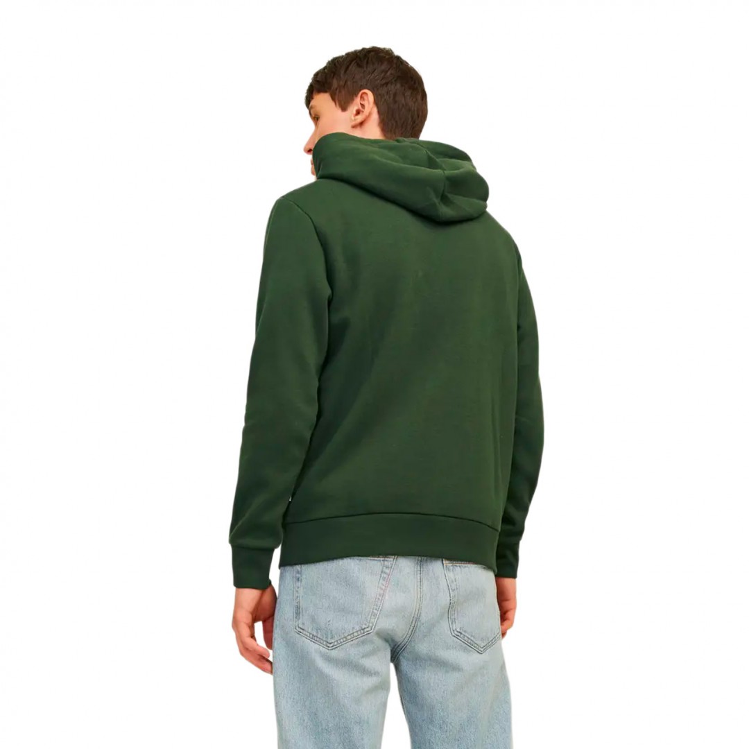 JACK & JONES JJELOGO SWEAT HOOD 2 COL 24/25 NOOS 12255617-4517288 Green
