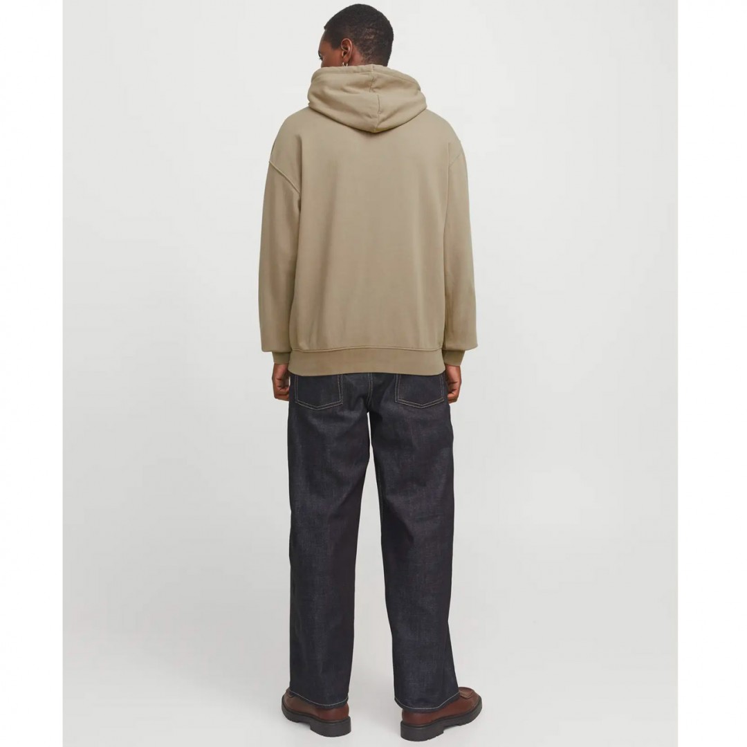 JACK & JONES JJECHARGE FADED SWEAT HOOD NOOS 12268272-4668663 Beige