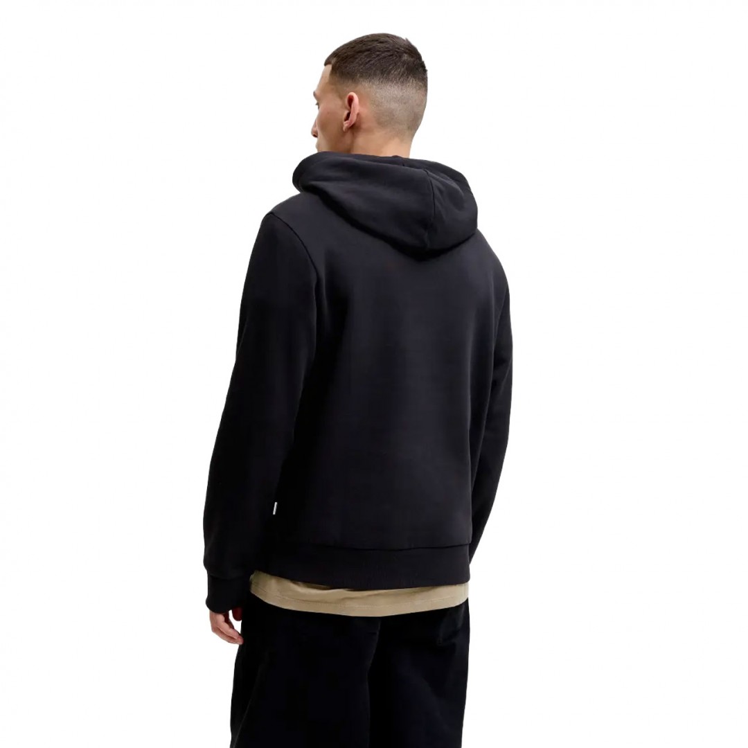 JACK & JONES JJELOGO SWEAT HOOD 2 COL AW SN 12299467-5034180 Μαύρο