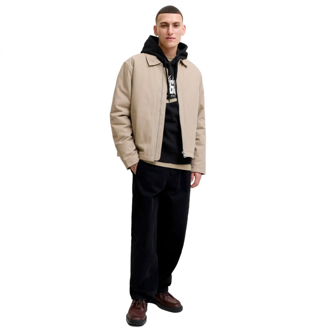 JACK & JONES JJELOGO SWEAT HOOD 2 COL AW SN 12299467-5034180 Μαύρο