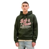 JACK & JONES JJELOGO SWEAT HOOD 2 COL 25/26 NOOS 12279649-4783781 ΛΑΔΙ Εικόνα 