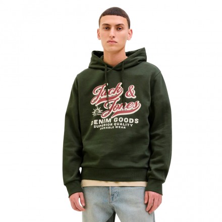 JACK & JONES JJELOGO SWEAT HOOD 2 COL 25/26 NOOS 12279649-4783781 ΛΑΔΙ