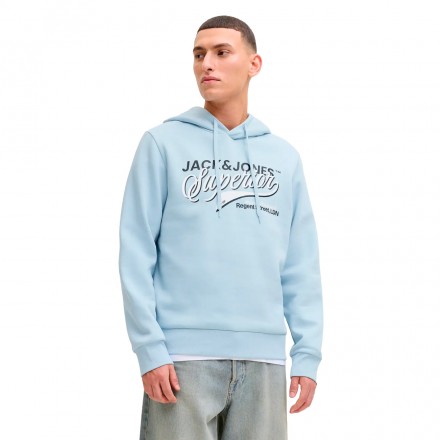 JACK & JONES JJELOGO SWEAT HOOD 2 COL 25/26 NOOS 12279649-4913960 Σιελ