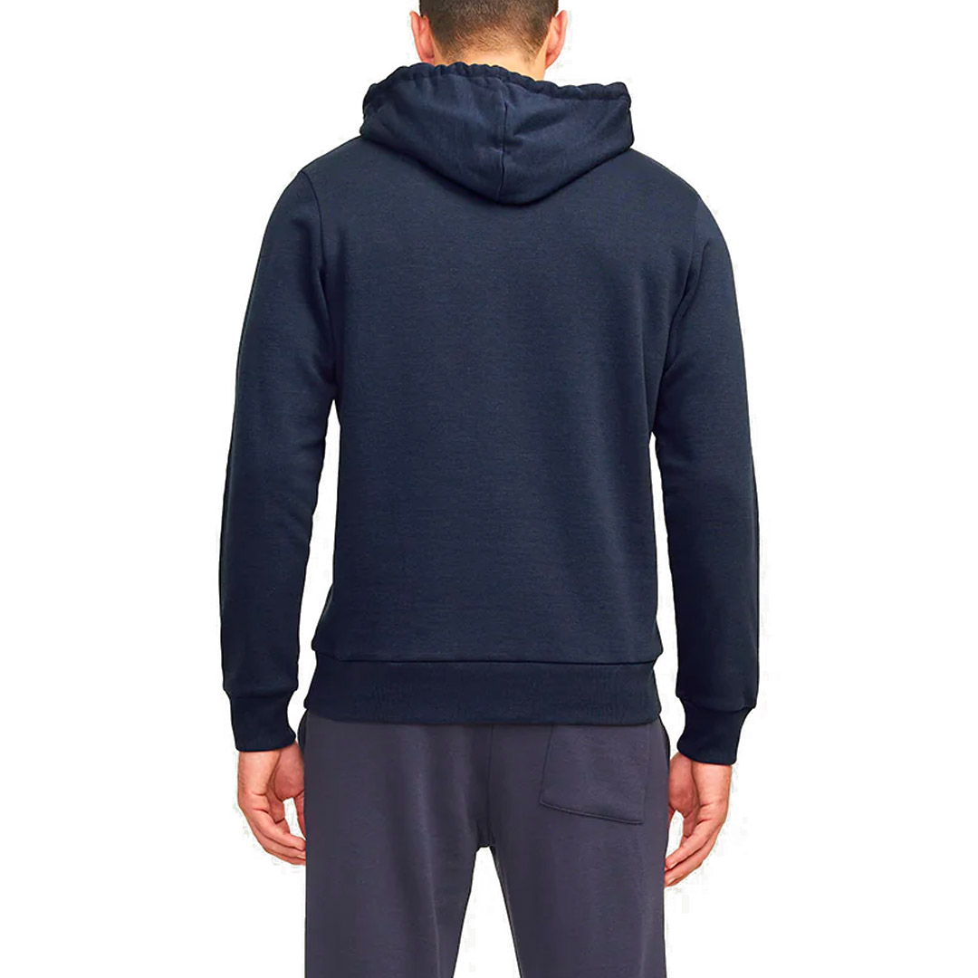 JJ REBEL  LOGO SWEAT HOOD 12263852-SKY CAPTAIN Μπλε