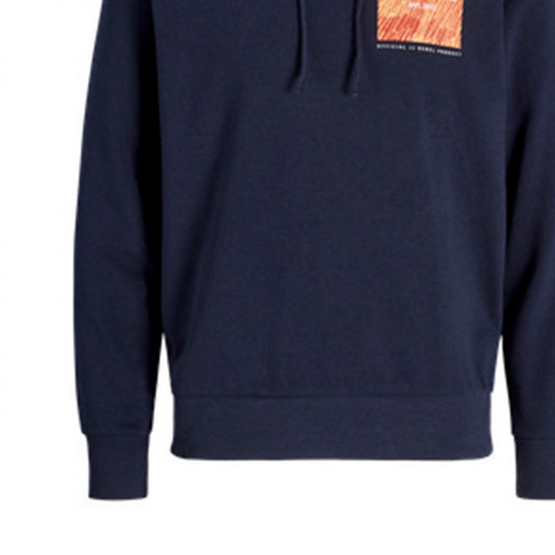 JJ REBEL RAVEN SWEAT HOOD 12266380-SKY CAPTAIN Μπλε