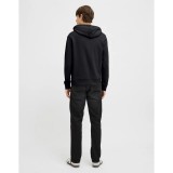 JJ REBEL JEANS PRINT SWEAT HOOD SN 12268879-BLACK Μαύρο Εικόνα 3