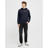 JJ REBEL JEANS PRINT SWEAT HOOD SN 12268879-SKY CAPTAIN Μπλε Εικόνα 4