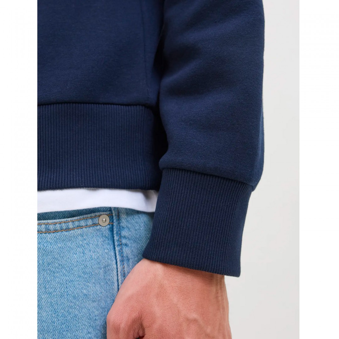 JJ REBEL JREBLASSE SWEAT HOOD 12279395-SKY CAPTAIN Μπλε