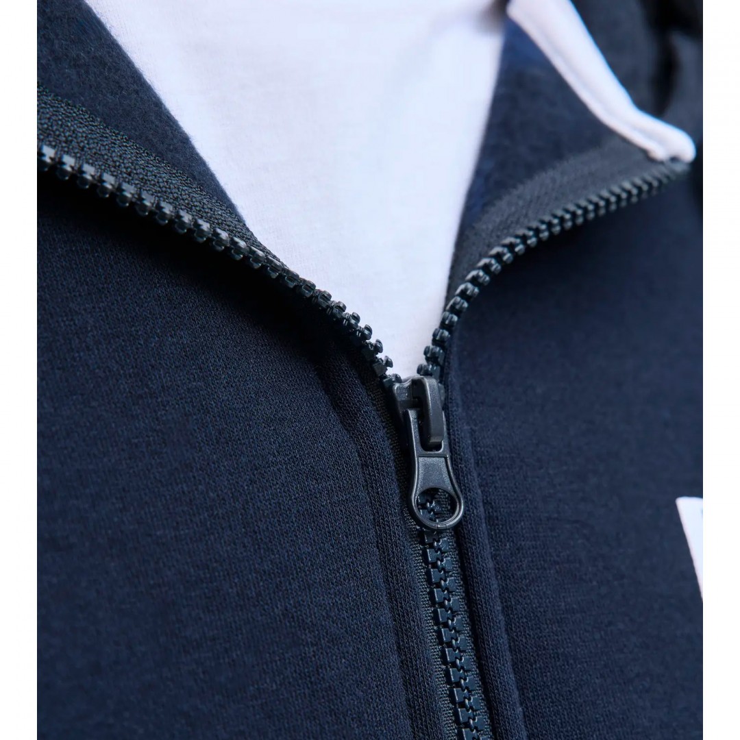 JJ REBEL JREBRAKIM SWEAT ZIP HOOD 12279424-SKY CAPTAIN Μπλε