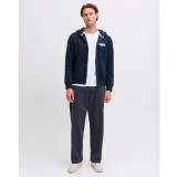 JJ REBEL JREBRAKIM SWEAT ZIP HOOD 12279424-SKY CAPTAIN Μπλε Εικόνα 4