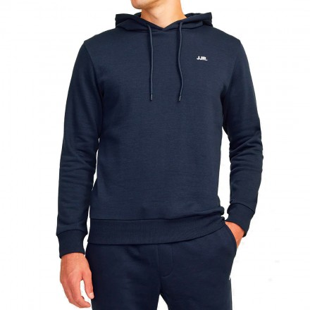 JJ REBEL  LOGO SWEAT HOOD 12263852-SKY CAPTAIN Μπλε