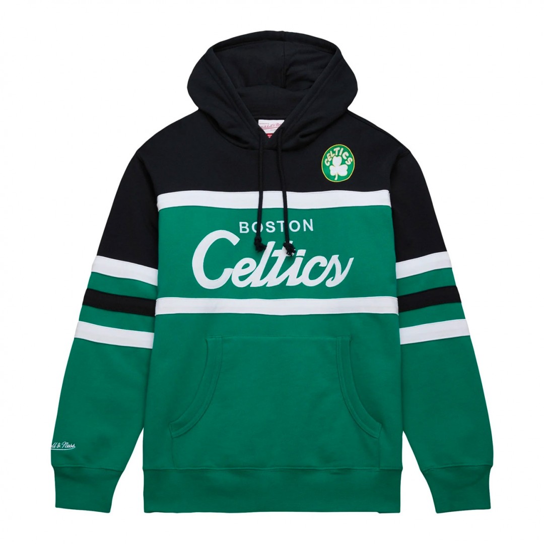 MITCHELL & NESS NBA HEAD COACH HOODIE CELTICS FPHD6293-BCEYYPPPKYGN-KELLY GREEN Green