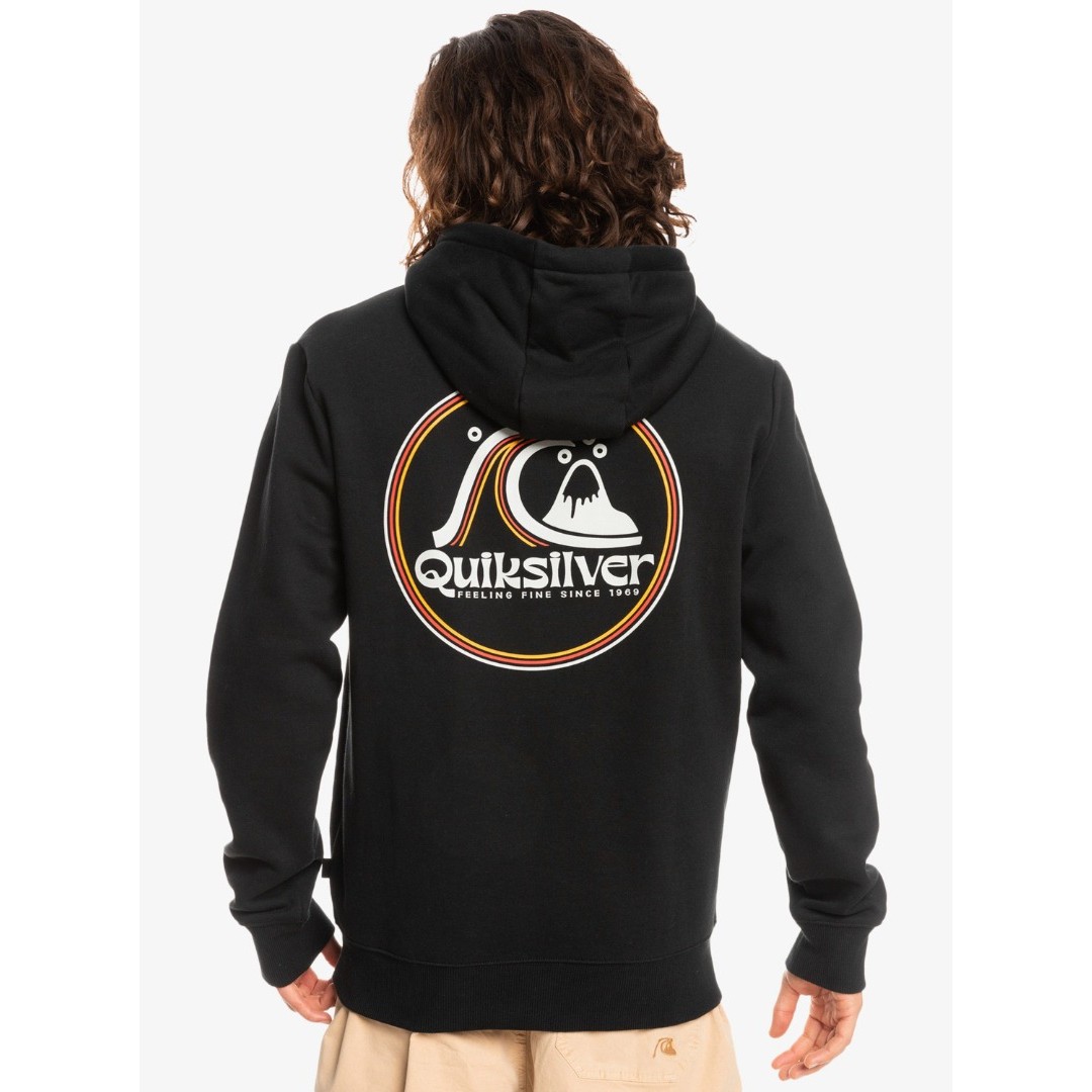 QUIKSILVER ROLLING CIRCLE HOOD EQYFT04669-KVJ0 Μαύρο