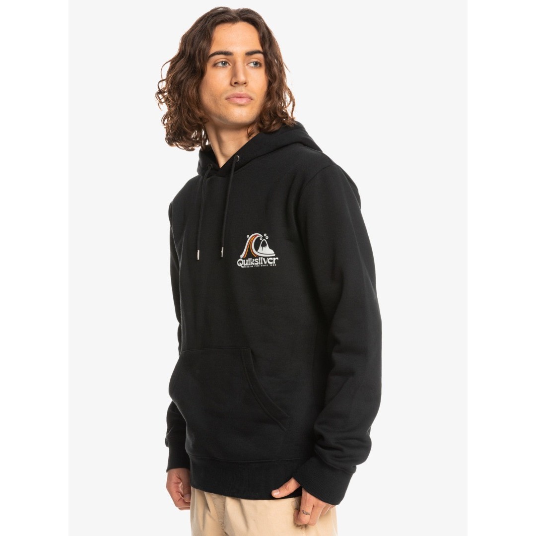 QUIKSILVER ROLLING CIRCLE HOOD EQYFT04669-KVJ0 Μαύρο