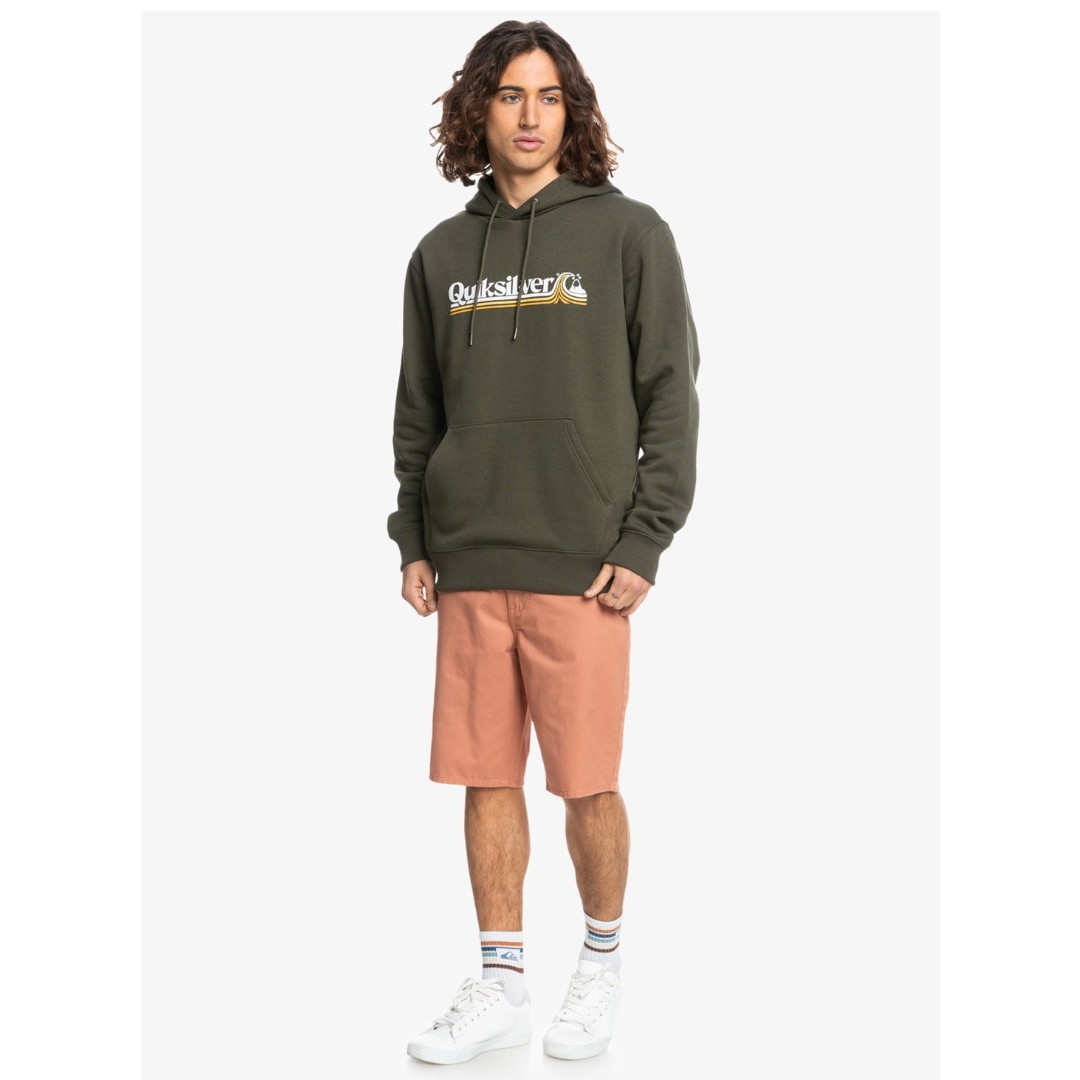 QUIKSILVER ALL LINED UP HOOD EQYFT04668-CRE0 Χακί