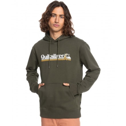 QUIKSILVER ALL LINED UP HOOD EQYFT04668-CRE0 Χακί