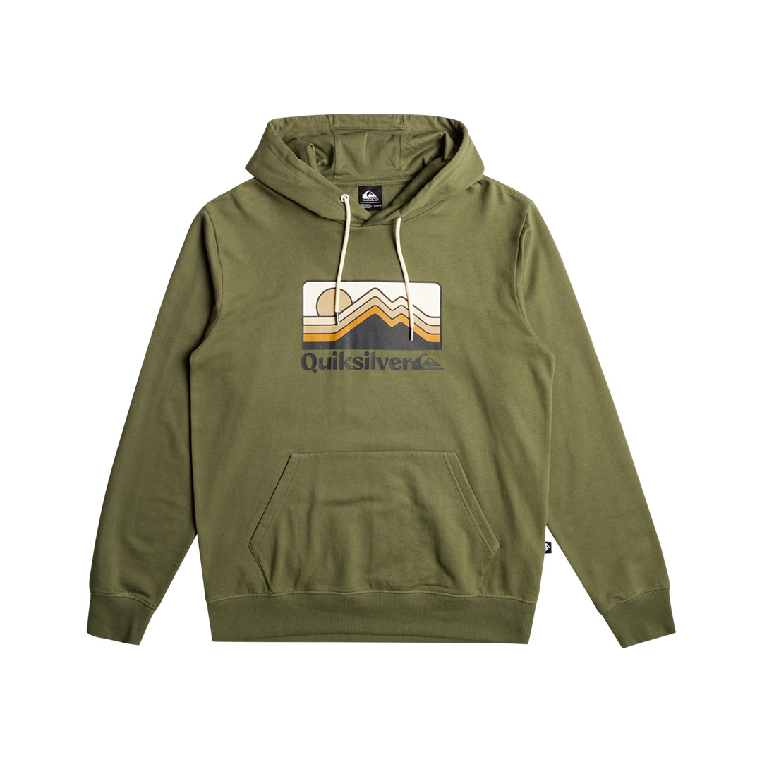 QUIKSILVER QS GRADIENT MOUNTAINS HOODIE EQYSF03153-GPH0 Χακί