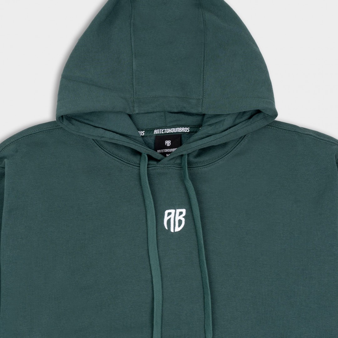 ANTETOKOUNBROS AB ELEMENT UNISEX HOODIE APCD352U28-606 Green
