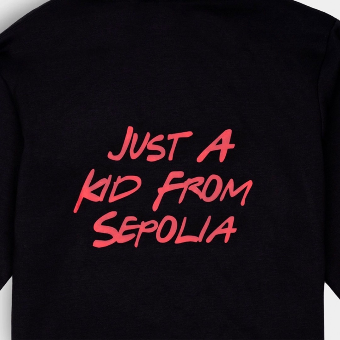 ANTETOKOUNBROS JUST A KID  HOODIE REG.F APCD352U41-001 Black