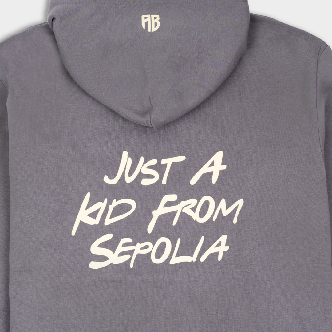 ANTETOKOUNBROS JUST A KID  HOODIE REG.F APCD352U41-330 Ανθρακί