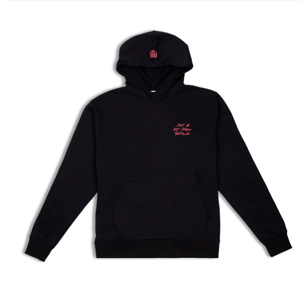 ANTETOKOUNBROS JUST A KID  HOODIE REG.F APCD352U41-001 Black