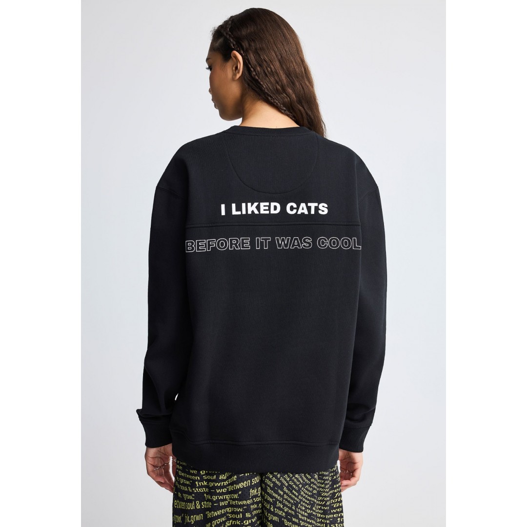 GRWN CREW NECK SWEATERS GRW014-908-06-BLACK Black