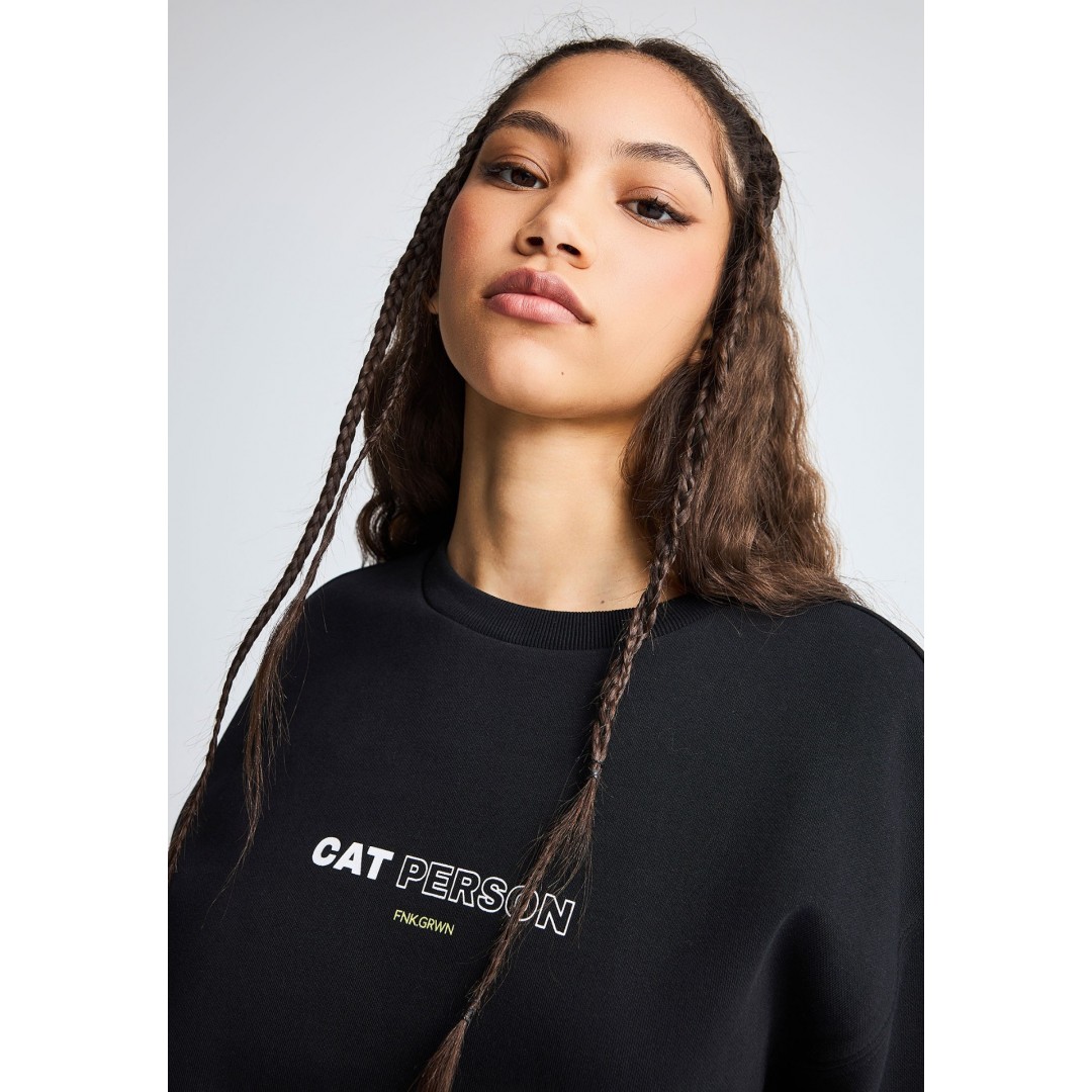 GRWN CREW NECK SWEATERS GRW014-908-06-BLACK Black