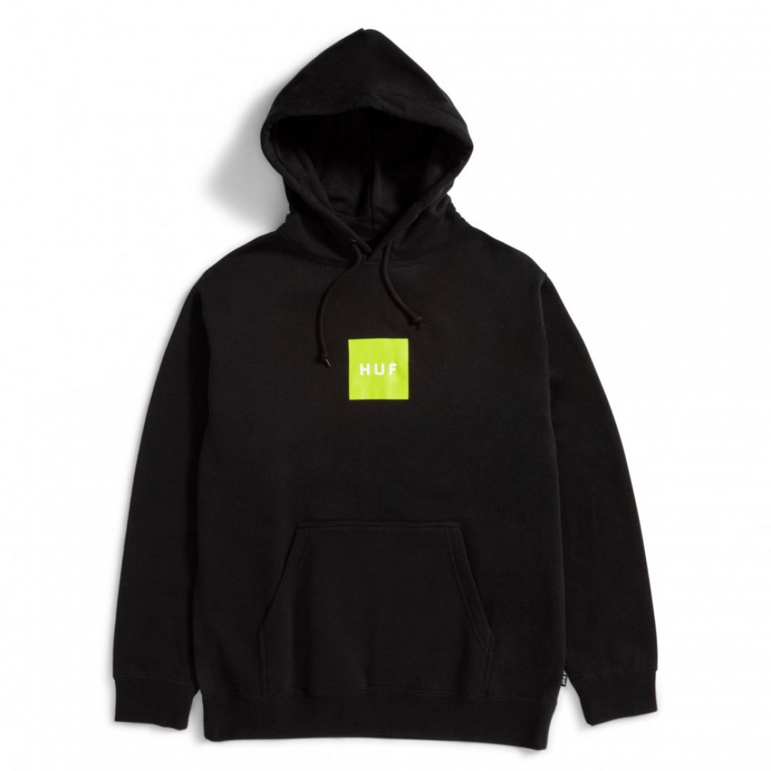 HUF SET BOX P/O HOODIE PF00573-BLACK Μαύρο