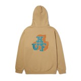 HUF MOREX PO HOODIE PF00635-OATMEAL Μπέζ Εικόνα 0