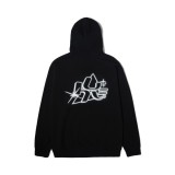 HUF GLOW P/O HOODIE PF00687-BLACK Μαύρο Εικόνα 0