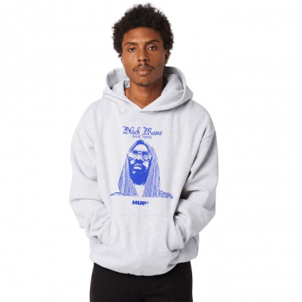 HUF BLACK MOSES P/O HEAVYWEIGHT HOODIE PF00792-ASH Grey