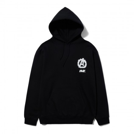 HUF COSMIC ASSEMBLAGE P/O HOODIE PF00654-BLACK Μαύρο